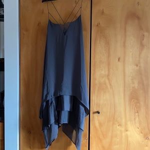 NWT H&M grey slip dress size 14